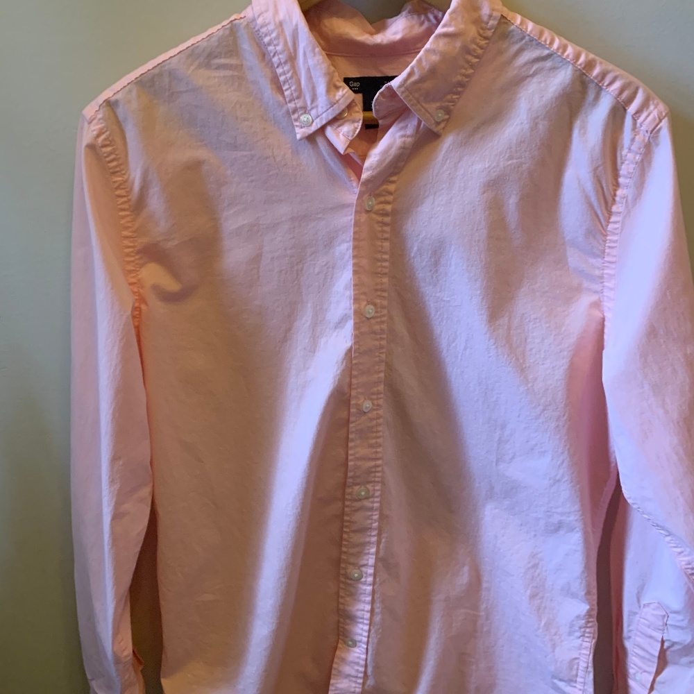 Lived-In Stretch Poplin Shirt GAP